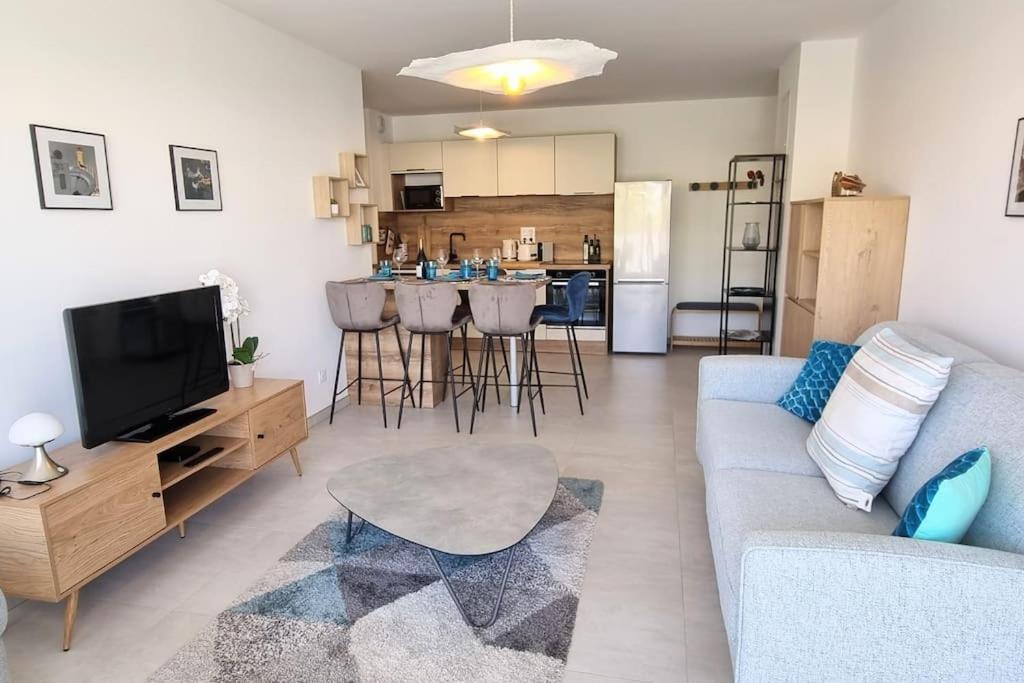 Le Segreto Deco Sur Les Quais 2 Parkings Prives Neuf Appartement Sète Buitenkant foto